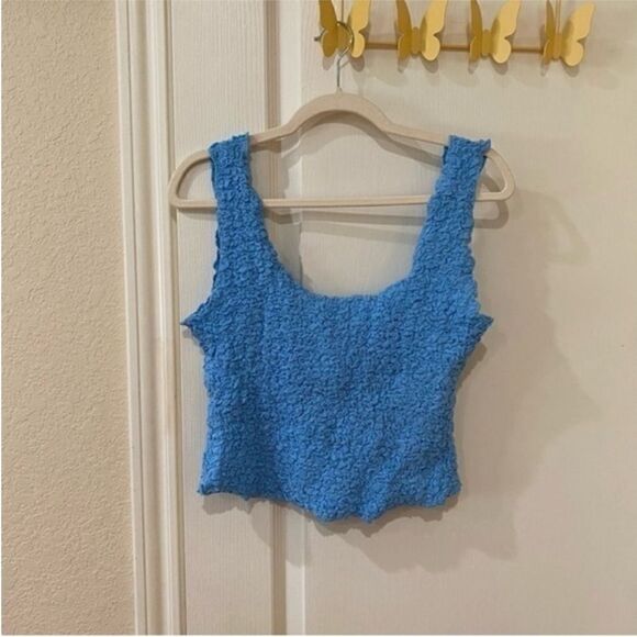 Free People NWOT Cropped textured top size XS - Picture 1 of 5